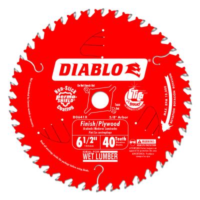 6-1/2 in. x 40 Tooth Finish/Plywood Trim Saw Blade