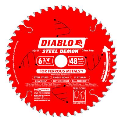 6-3/4 in. x 48 Tooth Steel Demon Metal Cutting Saw Blade 