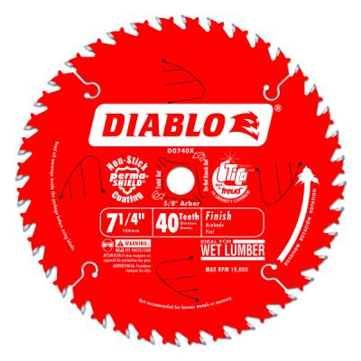 7-1/4 in. x 40 Tooth Finish Saw Blade