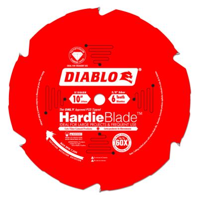 10 in. x 6 Tooth (PCD) Fiber Cement HardieBlade