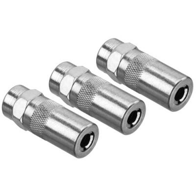 Heavy-Duty 1/8" NPT Grease Gun Coupler 3-Pack