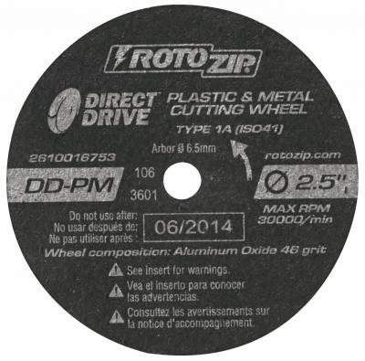 Plastic & Metal Direct Drive Cut-OFf Wheels (5PK)