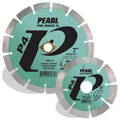 4-1/2 x .080 x 7/8, 5/8 Pearl P4™ General Purpose Segmented Blade, 12mm Rim