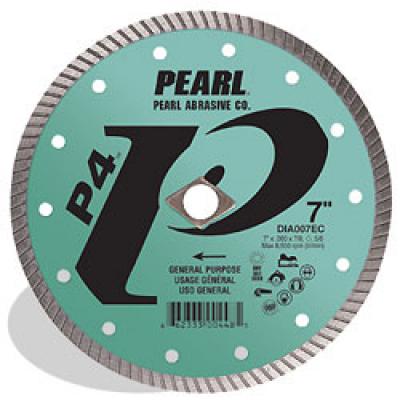 7 x .080, Dia, 5/8 Pearl P4™ Gen. Purpose Flat Core Turbo Blade, 12mm Rim