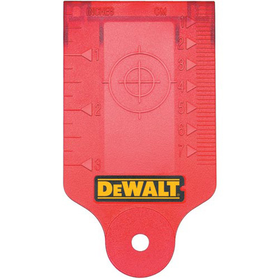 Laser target card