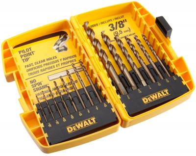 14-Piece Pilot-Point Twist Drill Bit Assortment