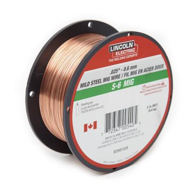 0.025 in. S-6 MIG Wire - 2lb Spool