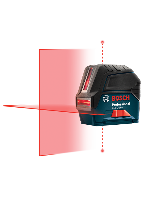 Self-Leveling Cross-Line Laser with Plumb Points