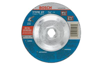 4-1/2 In. 1/4 In. 5/8-11 In. Arbor Type 27 30 Grit Grinding Abrasive Wheel (10 Pack)