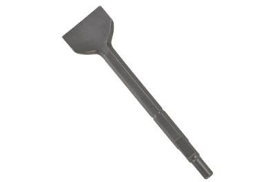 1-1/2 In. x 12 In. Scaling Chisel Tool Round Hex/Spline Hammer Steel