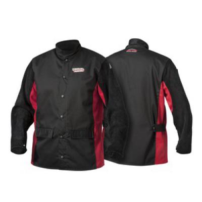 SHADOW SPLIT LEATHER SLEEVED WELDING JACKET