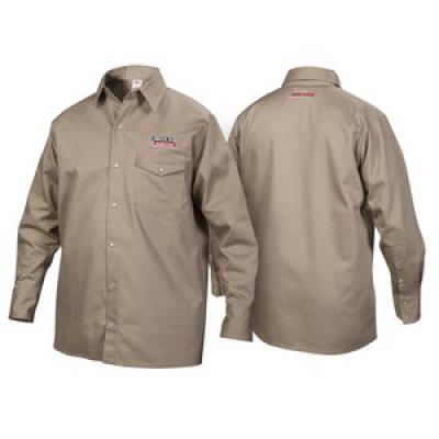 KHAKI FR WELDING SHIRT - 2XL