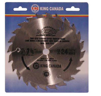 7 1/4" Tungsten Carbide Tipped "HARD PLATE" Saw Blade "Framing"