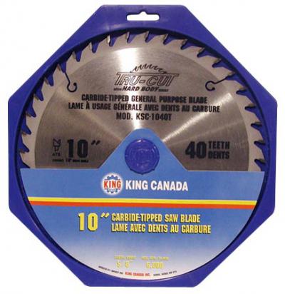 10" Tungsten Carbide Tipped "HARD PLATE" Saw Blade "General Purpose"