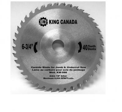 6-3/4" Carbide Blade / Replacement for King 8363