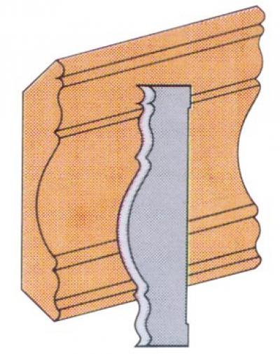 Large Cove Moulding Casting Knives 