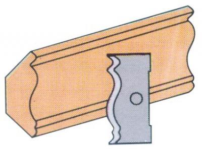 Fancy Cove Moulding Casting Knives 