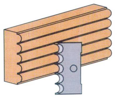 Five Bead moulding Casting Knives 