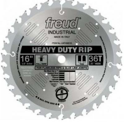 16" Industrial Heavy Duty Rip Saw Blade 