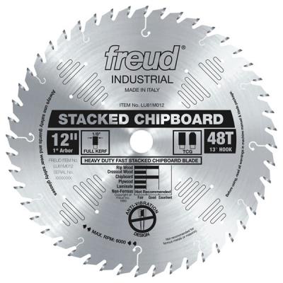 12" Heavy Duty Stacked Chipboard Blade