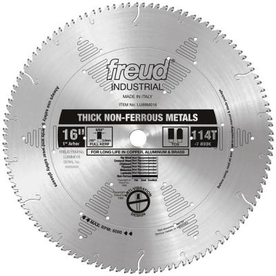 16" Thick Non-Ferrous Metal Blade