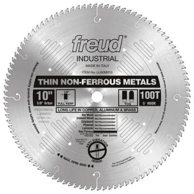 10" Thin Stock Non-Ferrous Metal Blade