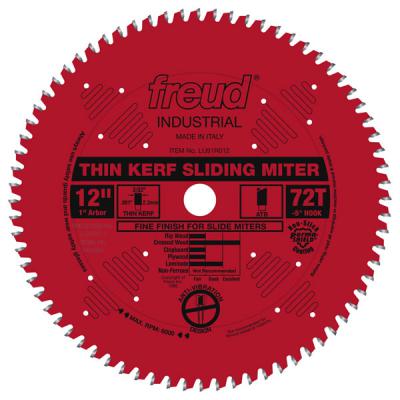 12" Thin Kerf Sliding Compound Miter Saw Blade