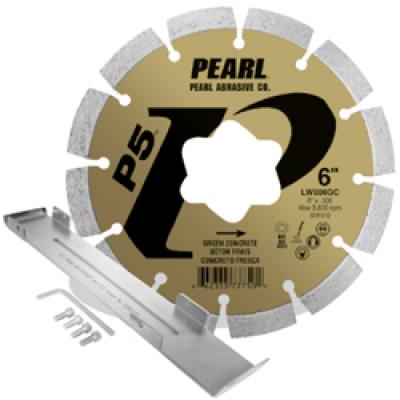13-1/2 x .125 Pearl P5™ Green Concrete & Early Entry Blade Kit, Star Arbor
