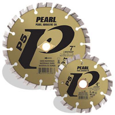 4-1/2 x .090 x 7/8, 20MM, 5/8 Pearl P5™ Hard Materials Segmented Blade, 10mm Rim