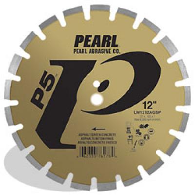 14 x .125 x 20mm Pearl P5™ Asphalt & Green Concrete Segmented Blade, 12mm Rim