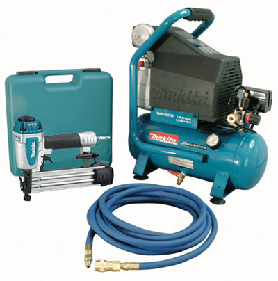 2 H.P Air Compressor And Brad Nailer Kit