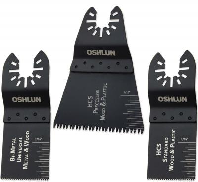 Oscillating Tool Blade Combo - 3 pack (Uni-Fit) (MMC-01/MMC-03/MMC-11) / MMA-9903 replacement