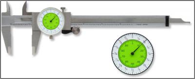 6" Stainless Steel Fractional Dial Caliper 