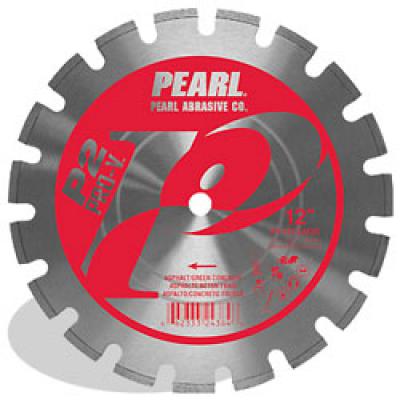 14 x .125 x 20mm Pearl P2 Pro-V™ Asphalt & Green Concrete Segmented Blade, 10mm Rim