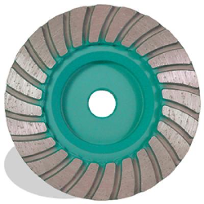 4 x 5/8-11 Pearl P4™ Granite Turbo Cup Wheel, Coarse