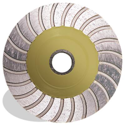 4 x 7/8, 5/8 Pearl P5™ General Purpose Turbo Cup Wheel, Coarse