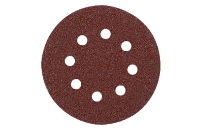 5 pc. 60 Grit 5 In. 8 Hole Hook-And-Loop Sanding Discs