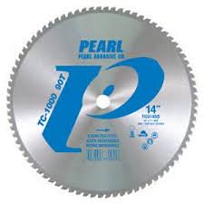 PEARL TC1000 STAINLESS STEEL BLADE 14", 90T, 1" ARBOR