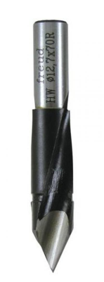 Industrial Carbide Tipped Through Hole Boring Bit Right Hand- 3/8 inch Diameter- 10mm Shank- 57.5mm Length