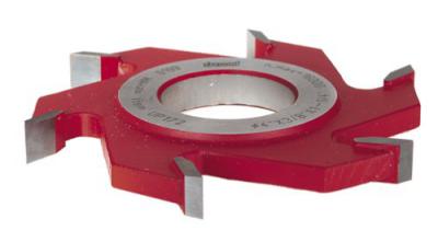 3/8-Inch 6-Wing Groove Cutter For Shaper, 1-1/4 Bore