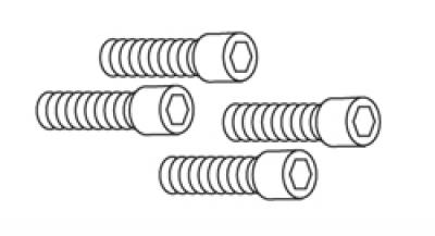 1/4-20 x 1 Socket Head Bolt (all) (set of 4)