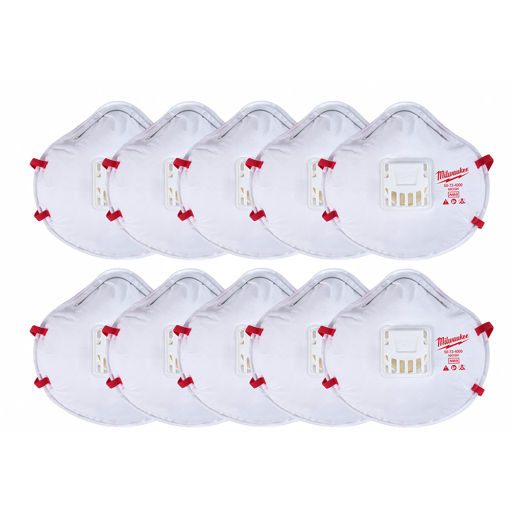 N95 Valved Respirator - 10 Pack