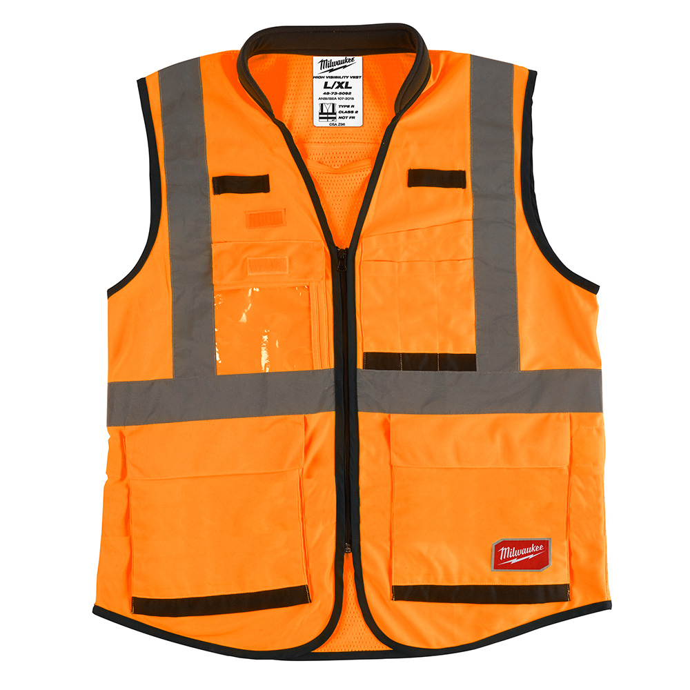 High Visibility Orange Performance Safety Vest - S/M (CSA)