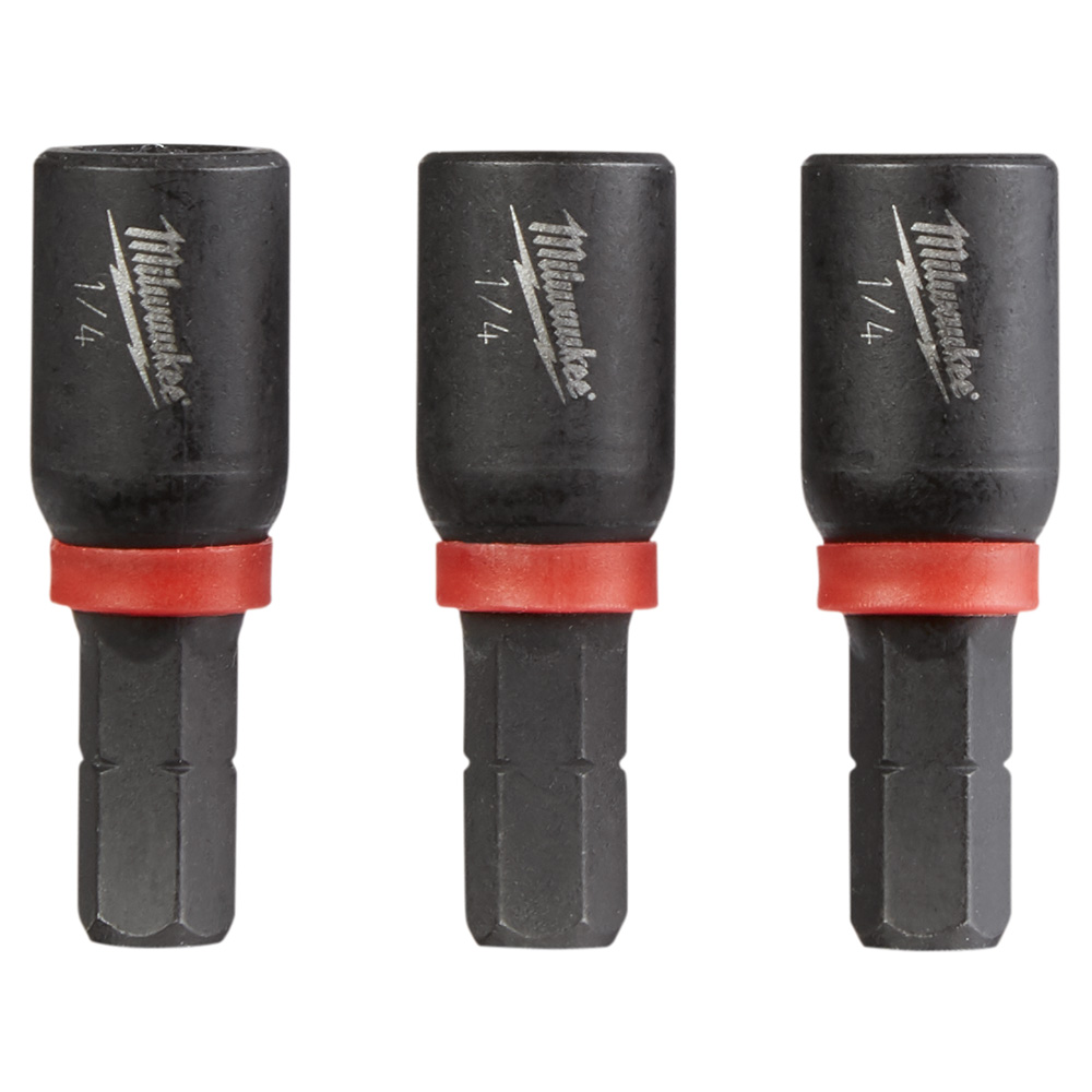 SHOCKWAVE 1/4 in. Insert Nut Driver  - 3 Pack