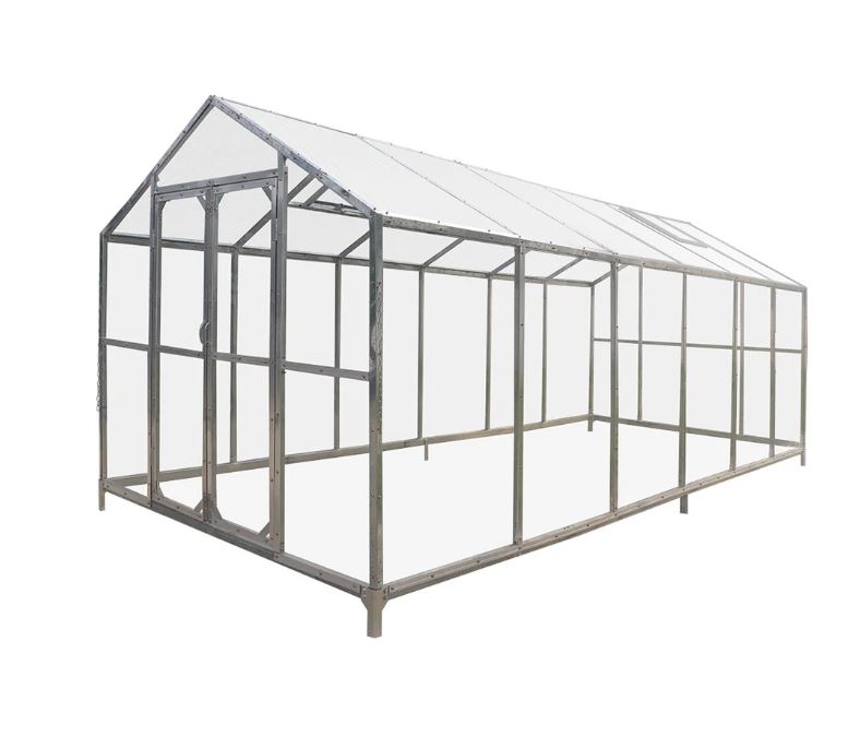 8' x 20' Greenhouse with Galvanized Steel Frame