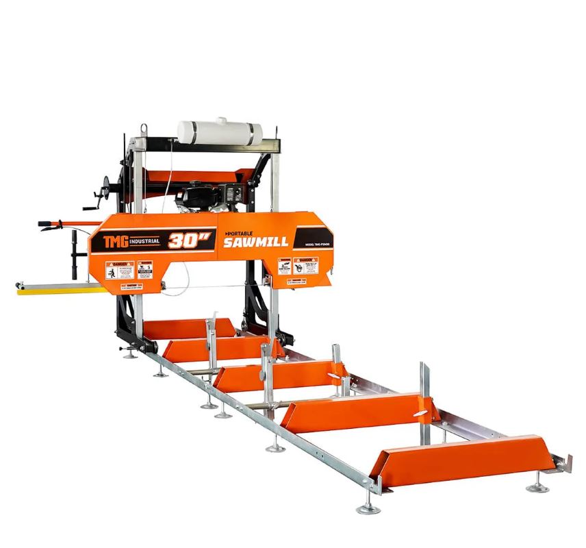 Portable 30" Sawmill with Kohler 14 HP Gas Engine