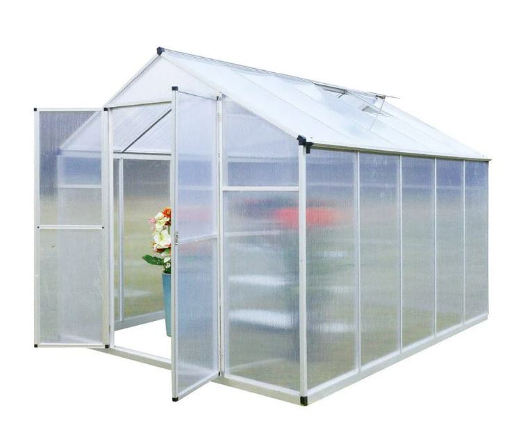 8' x 10' Aluminum Frame Greenhouse