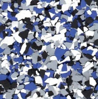 Simiron 1/4" Chips Azure Blue 1.5lb Jar