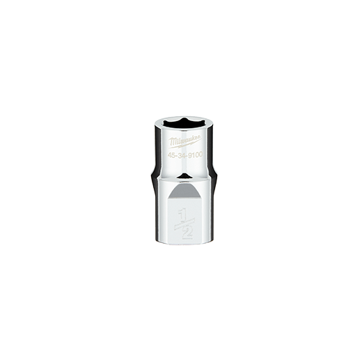 1/2" Drive SAE 6-Point Socket with FOUR FLAT™ Sides 3/8" - Standard
