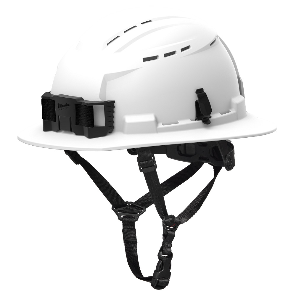 BOLT™ White Full Brim Vented Safety Helmet – Type 2, Class C